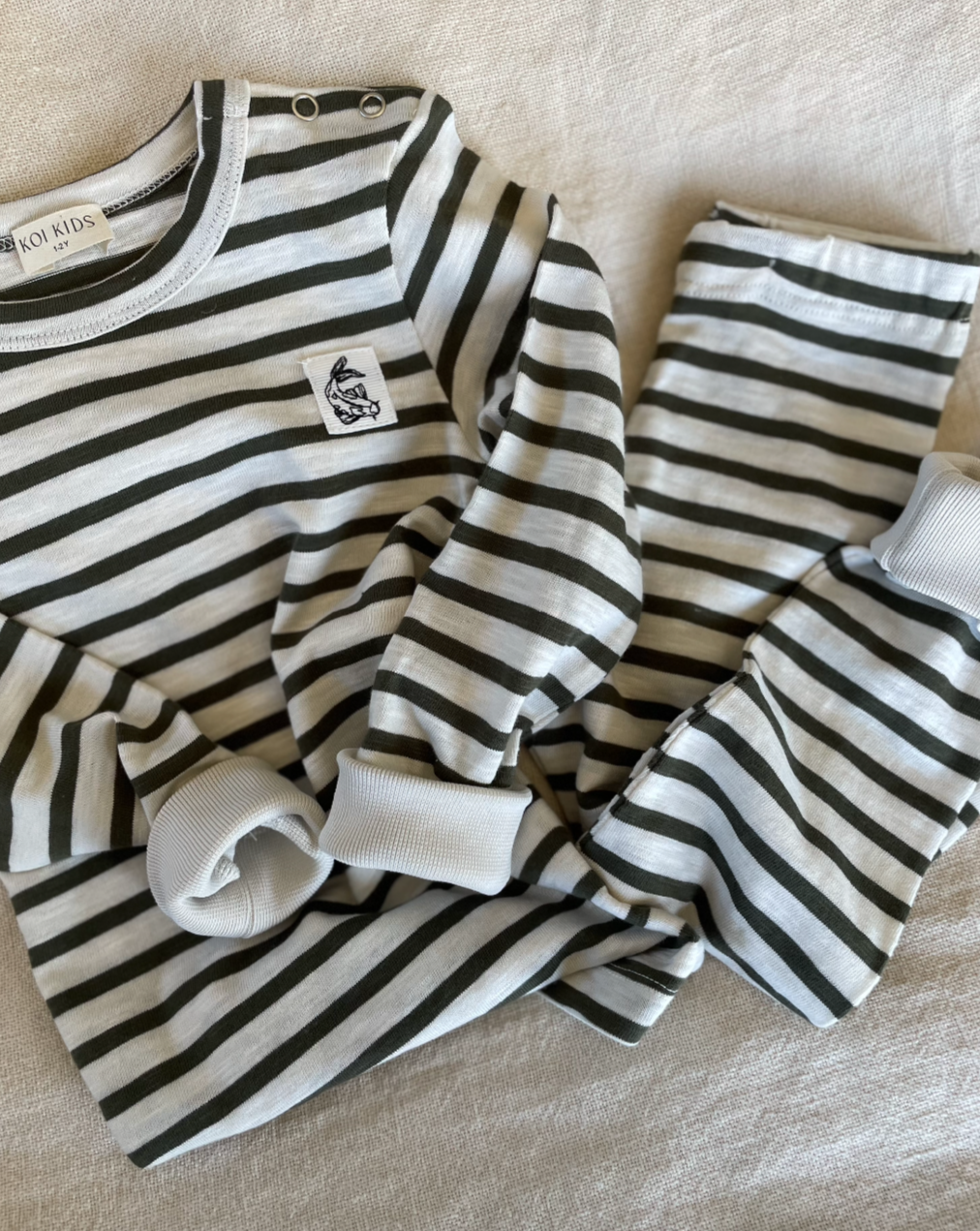 Happy stripe leggings