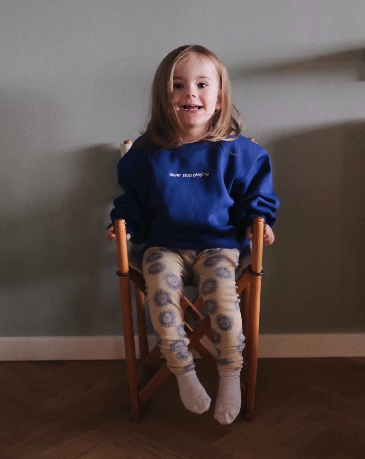 Lucky printed leggings / Klein Blue