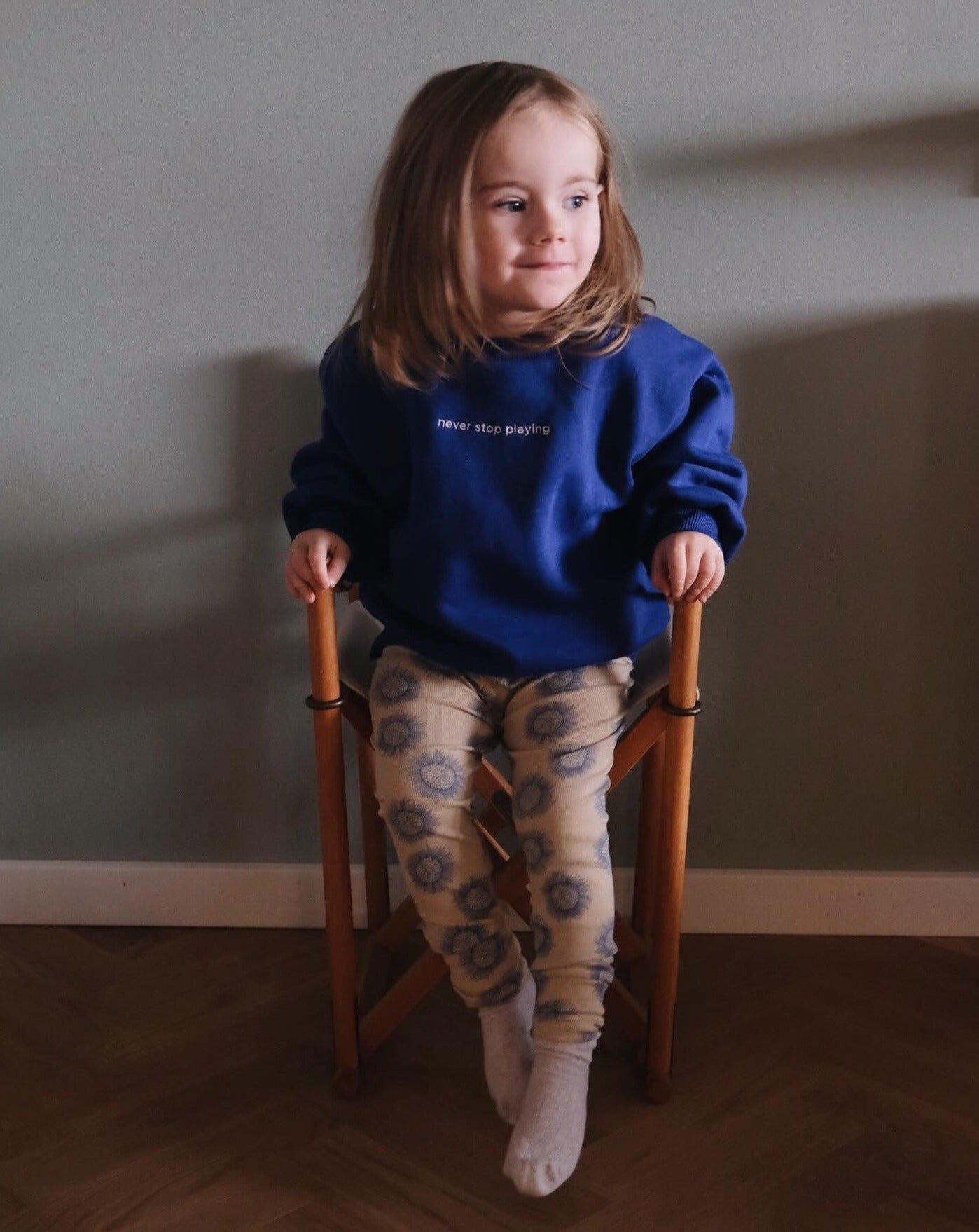 Lucky printed leggings / Klein Blue